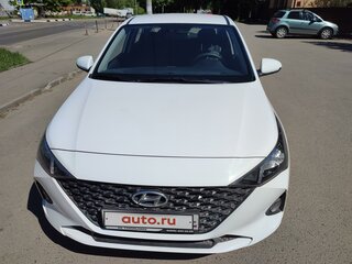 2021 Hyundai Solaris II Рестайлинг, белый, 1700000 рублей, вид 1