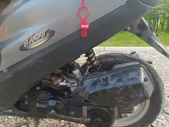 2003 Honda Tact, серый, 60000 рублей - вид 2