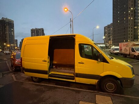 2012 Volkswagen Crafter, жёлтый, 1125000 рублей, вид 5