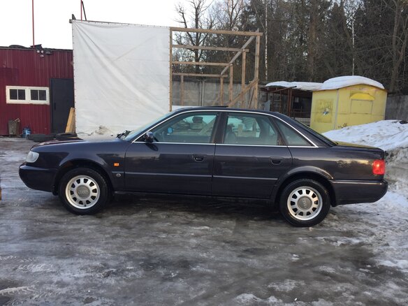1996 Audi A6 I (C4), синий - вид 2