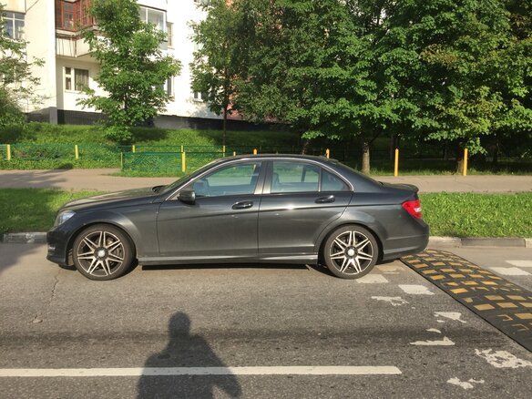 2013 Mercedes-Benz C-Класс 180 III (W204) Рестайлинг, чёрный - вид 1