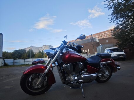 2002 Honda VTX 1800, красный, 600000 рублей, вид 1