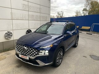 2021 Hyundai Santa Fe IV Рестайлинг, синий, 4209000 рублей, вид 1