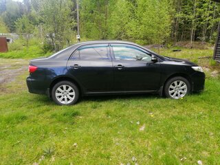 2012 Toyota Corolla X (E140, E150) Рестайлинг, чёрный, 800000 рублей, вид 4