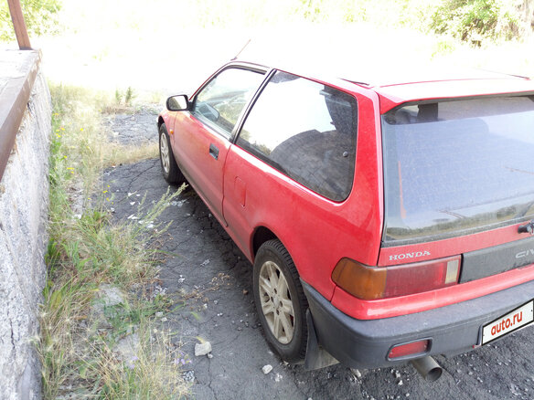 1989 Honda Civic IV, красный - вид 2