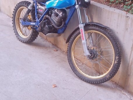 1986 Honda TL 125 S, синий, 250000 рублей, вид 3