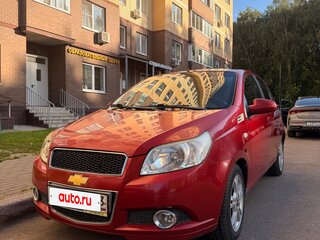 2009 Chevrolet Aveo I Рестайлинг, красный, 475000 рублей, вид 1
