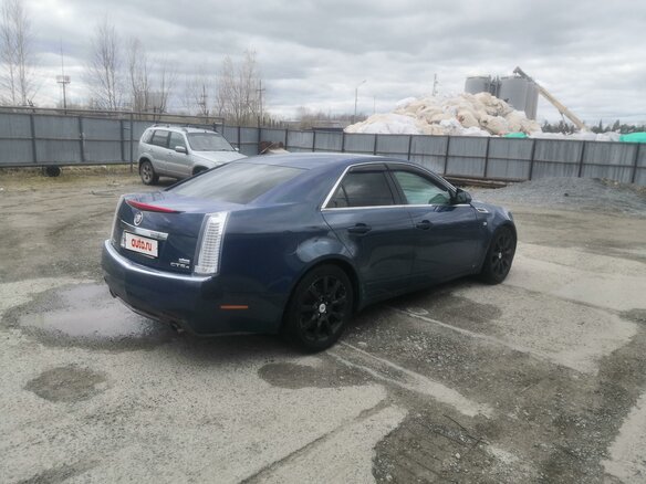 2009 Cadillac CTS II, синий, 1150000 рублей - вид 2