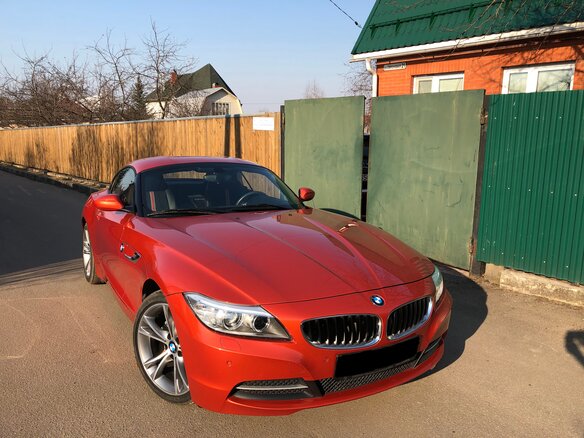 2013 BMW Z4 20i II (E89) Рестайлинг, оранжевый - вид 3