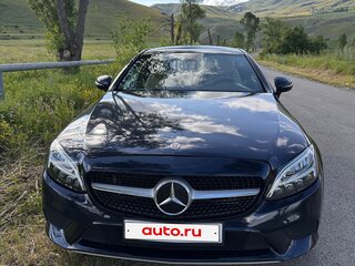 2019 Mercedes-Benz C-Класс 300 IV (W205) Рестайлинг, синий, 3200000 рублей, вид 3