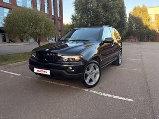 2005 BMW X5 4.4i I (E53) Рестайлинг, чёрный, 1800000 рублей, вид 1