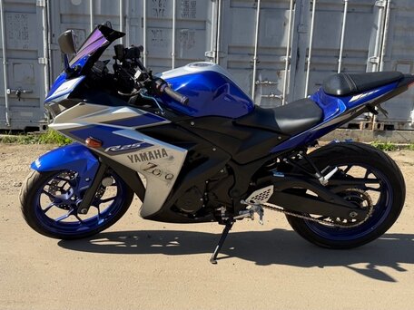 2017 Yamaha YZF-R25, синий, 349000 рублей, вид 2