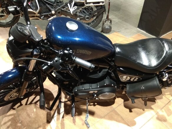 2012 Harley-Davidson Sportster 883, синий - вид 7