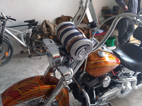 2007 Harley-Davidson Softail Deluxe, оранжевый, 820000 рублей, вид 2