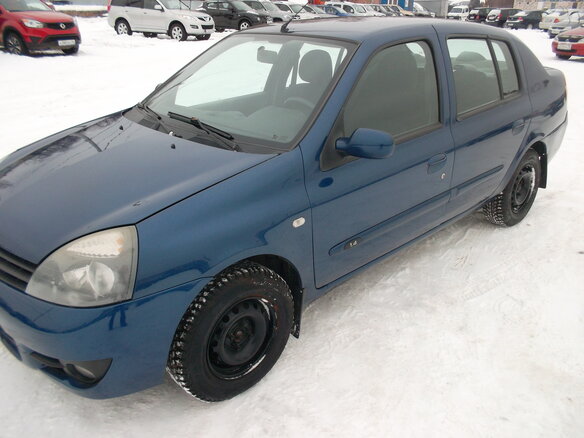 2007 Renault Symbol I Рестайлинг 2, синий - вид 1