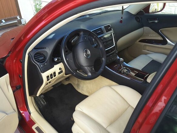 2007 Lexus IS 250 II, красный, 1530000 рублей - вид 2
