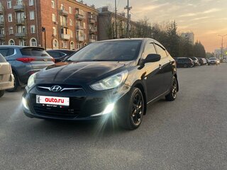 2011 Hyundai Solaris I, чёрный, 920000 рублей, вид 1