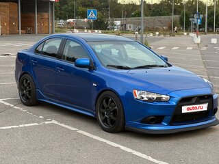2008 Mitsubishi Lancer X, синий, 790000 рублей, вид 4