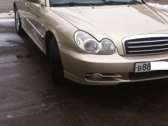 2005 Hyundai Sonata IV (EF) Рестайлинг, золотистый - вид 5
