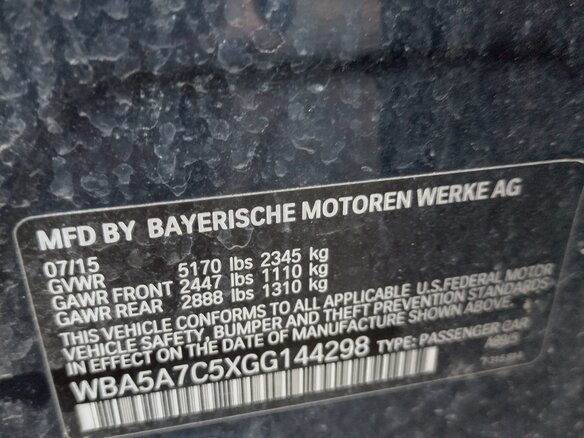 2015 BMW 5 серии 528i xDrive VI (F10/F11/F07) Рестайлинг, синий, 1900000 рублей - вид 18