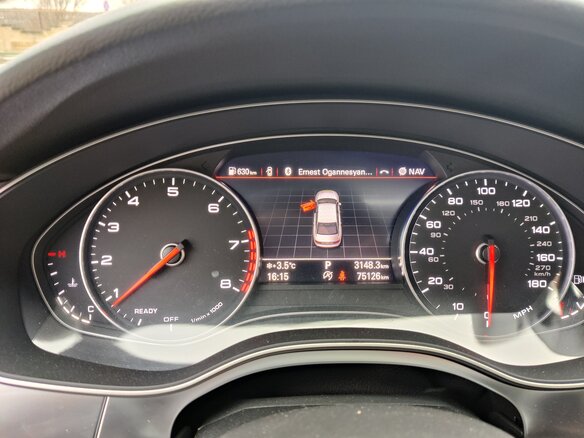 2016 Audi A6 IV (C7) Рестайлинг, синий, 3100000 рублей - вид 17