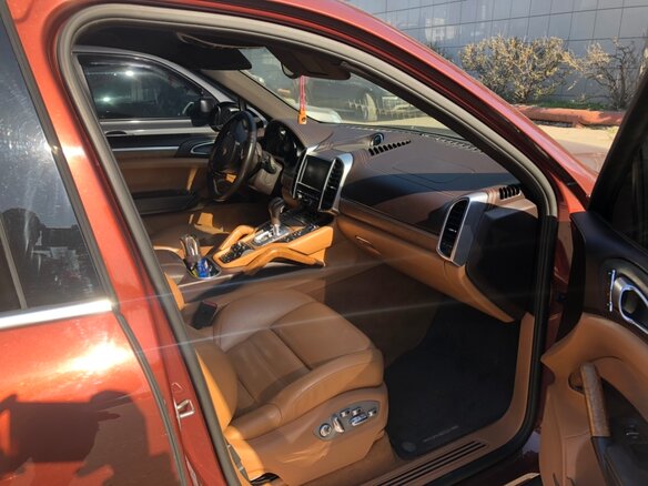 2011 Porsche Cayenne Diesel II (958), коричневый, 4550000 рублей - вид 8