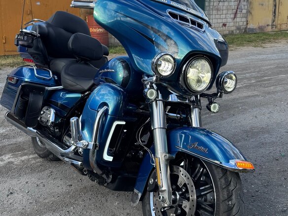 2014 Harley-Davidson Electra Glide, синий, 1205000 рублей - вид 6