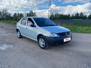 2009 Renault Logan I, серебристый, 143000 рублей, вид 1
