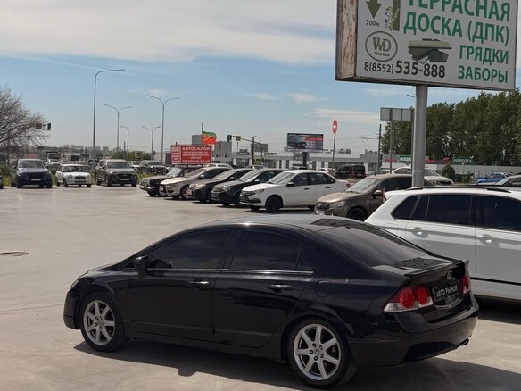 2007 Honda Civic VIII, чёрный - вид 5