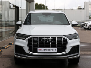 2020 Audi Q7 45 TDI II (4M) Рестайлинг, белый, 5898000 рублей, вид 2