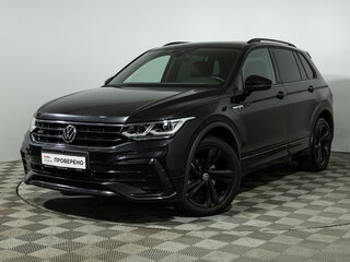 2021 Volkswagen Tiguan II Рестайлинг, чёрный, 2969777 рублей, вид 1