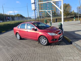 2008 Ford Focus II Рестайлинг, красный, 650000 рублей, вид 4