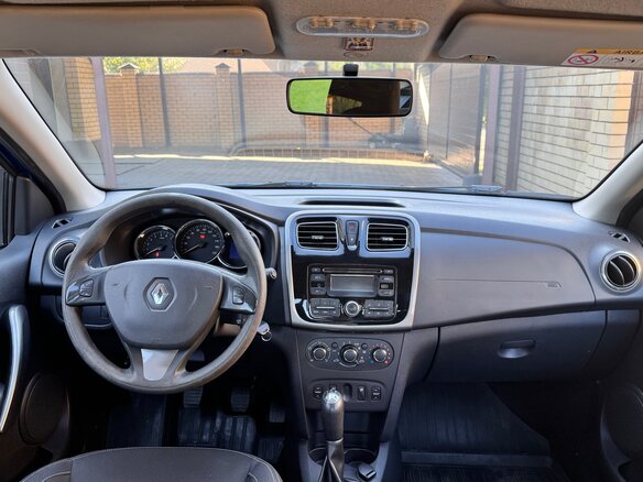 2016 Renault Logan II, синий, 580000 рублей - вид 8