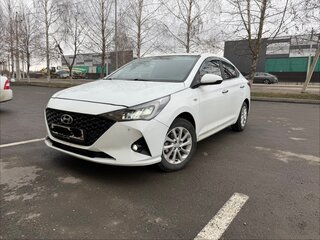 2020 Hyundai Solaris II Рестайлинг, белый, 1170000 рублей, вид 1
