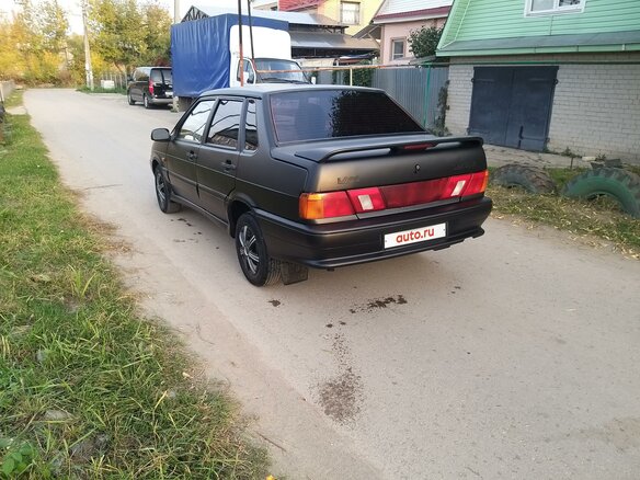 2007 Lada (ВАЗ) 2115, чёрный - вид 2