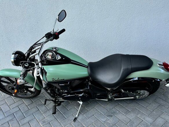 2022 Kawasaki VN900 Vulcan, зелёный, 750000 рублей - вид 4