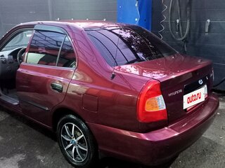 2008 Hyundai Accent ТагАЗ II, красный, 350000 рублей, вид 4