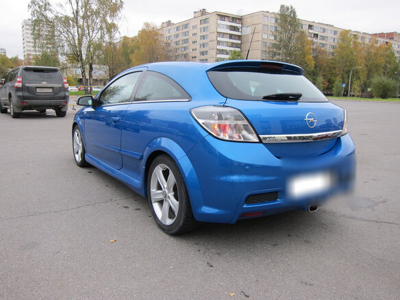 2008 Opel Astra OPC H, синий - вид 2