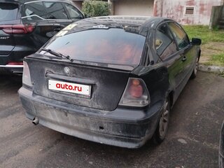2002 BMW 3 серии Compact 316i IV (E46) Рестайлинг, чёрный, 400000 рублей, вид 2