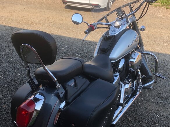2003 Honda Shadow 750, серебристый, 600000 рублей - вид 10