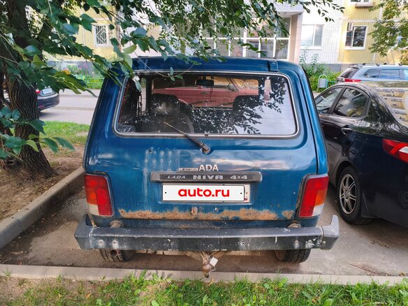 1999 Lada (ВАЗ) 2121 (4x4) I Рестайлинг, синий, 150000 рублей - вид 5