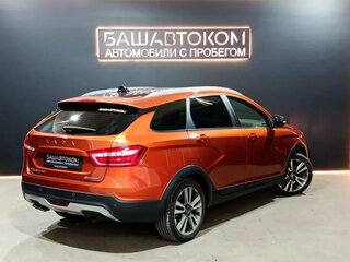 2021 Lada (ВАЗ) Vesta SW I, оранжевый, 1190000 рублей, вид 4