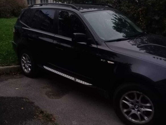 2005 BMW X3 30i I (E83), чёрный - вид 1
