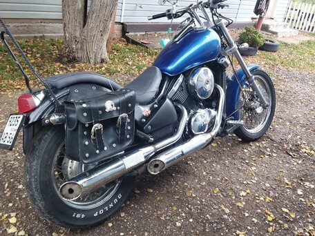 1995 Kawasaki VN400 Vulcan, синий, 270000 рублей, вид 2