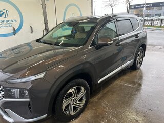 2021 Hyundai Santa Fe IV Рестайлинг, серый, 3500000 рублей, вид 4