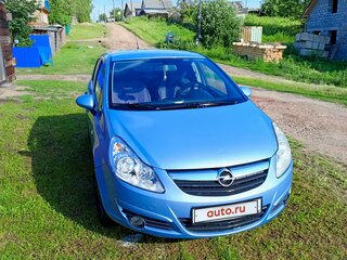2008 Opel Corsa D, голубой, 610000 рублей, вид 2