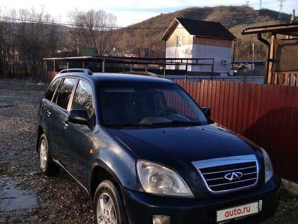 2008 Chery Tiggo (T11) I, синий - вид 12