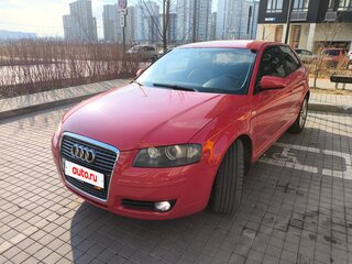 2007 Audi A3 II (8P) Рестайлинг 1, красный, 790000 рублей, вид 2