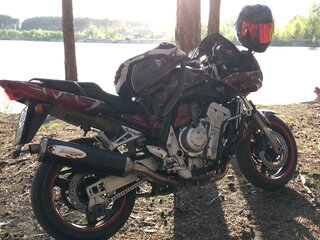 2005 Yamaha FZS1000 Fazer, красный, 320000 рублей, вид 3