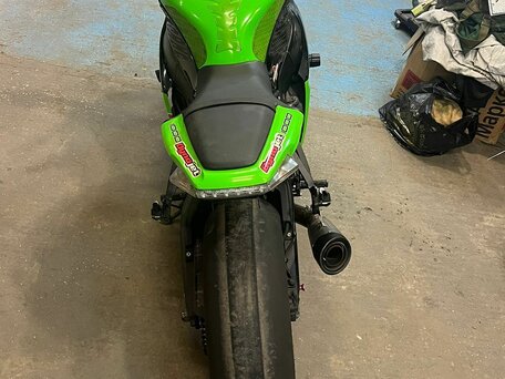 2013 Kawasaki ZX-10R Ninja, зелёный, 1250000 рублей, вид 4